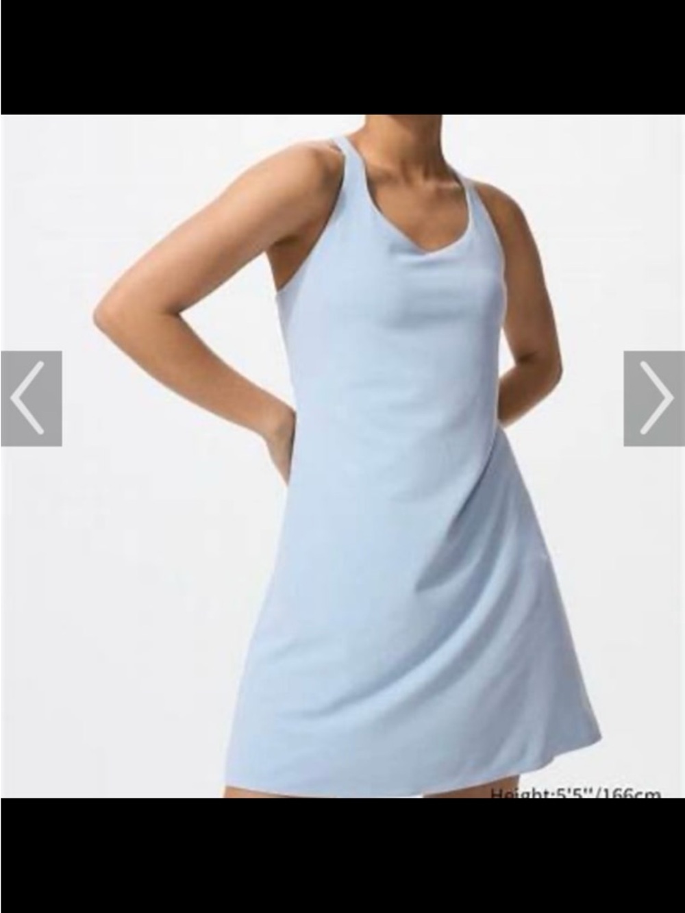 Uniqlo AIRism Soft Mini Bra Dress